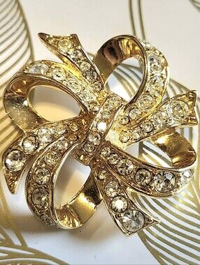 Vintage Kenneth Jay Lane for Avon Bow Brooch